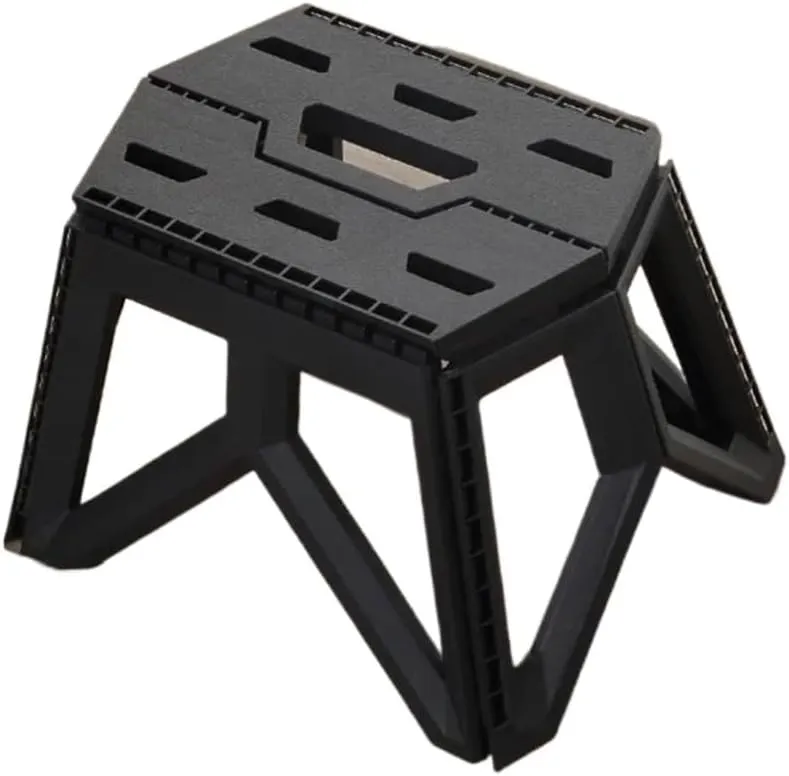 1 Pcs Folding Camp Stool Portable Outdoor Stool Small Chair Footrest Fit for Fit for Seat Foldable Fit for Camping Hiking Beach Fishing Chair(Gray)