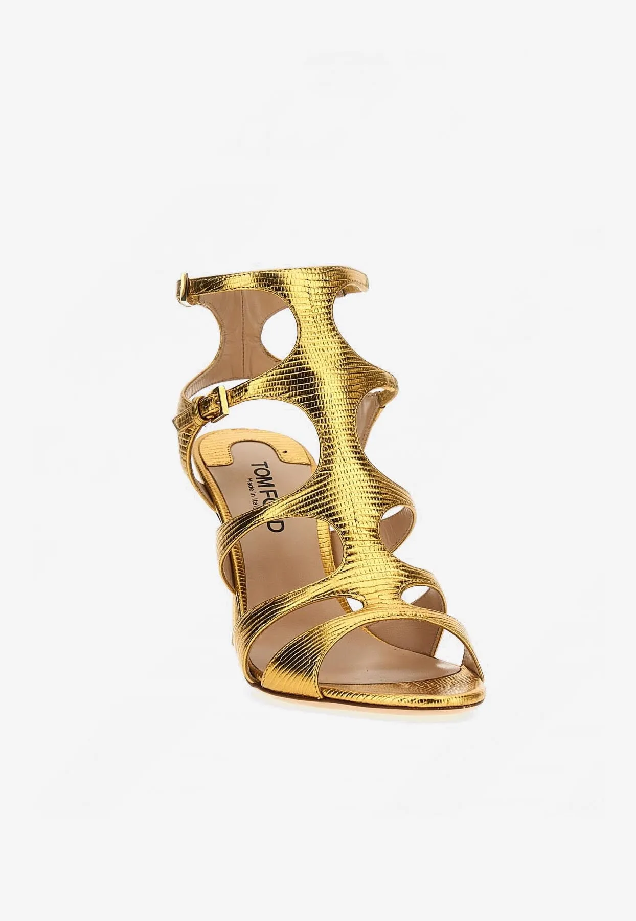 105 Metallic Leather Sandals