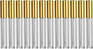 10ml Lip Gloss Tube Refills 40 Pack Empty Plastic Bottles Perfect for Travel or Daily Use