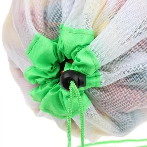 12Pcs/Set Reusable Mesh Produce Bags Washable Eco Friendly Bags Fruit Bags