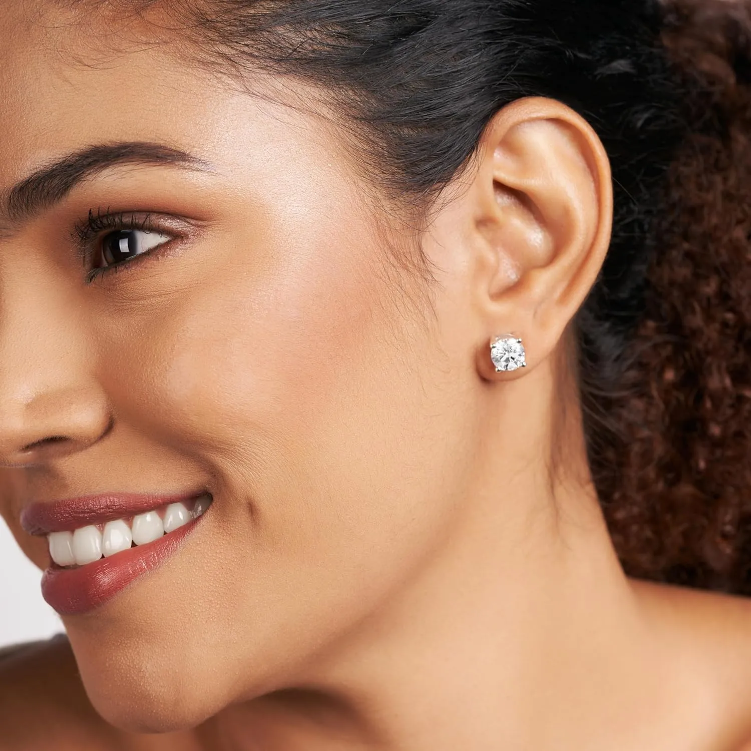 1/4 Carat- 7/8 Carat Lab Grown Diamond Earrings | IGI Certified Solitaire Lab Diamond Stud Earrings 4 Prong | F-G Color, VS1-VS2 Clarity | 14K Gold | Friendly Diamonds
