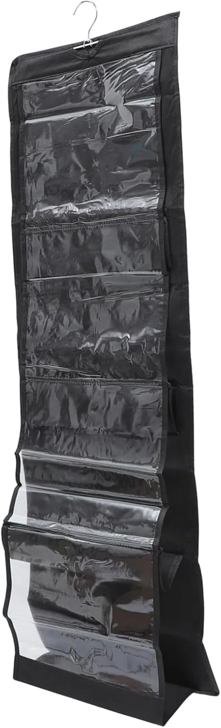 1Pc Hanging Purse Organizer with Non Woven Closet Storage Holder for Handbags Purses and Accessories for Bedroom Living Room Wardrobe