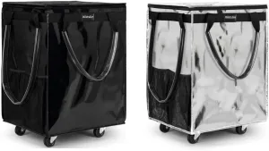 2 Pack Reusable Grocery Bag on Wheels