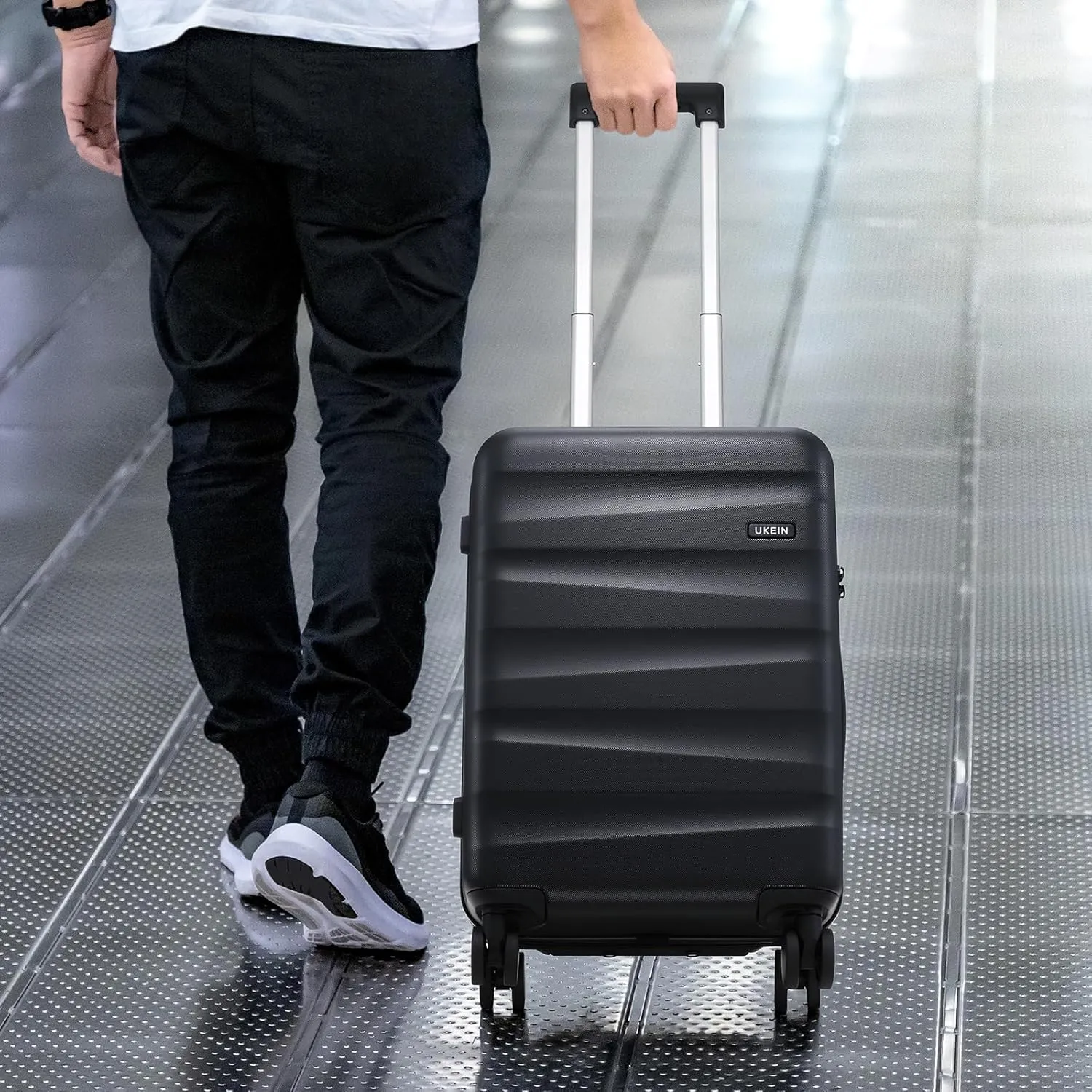 20Inch Carry-On Luggage, Lightweight PC HardShell Suitcase with 360° Spinner Wheels, TSA-Approved, Durable Airline Approved Rolling Luggage with Telescoping Handle, Ideal for 3-4 Day Travel
