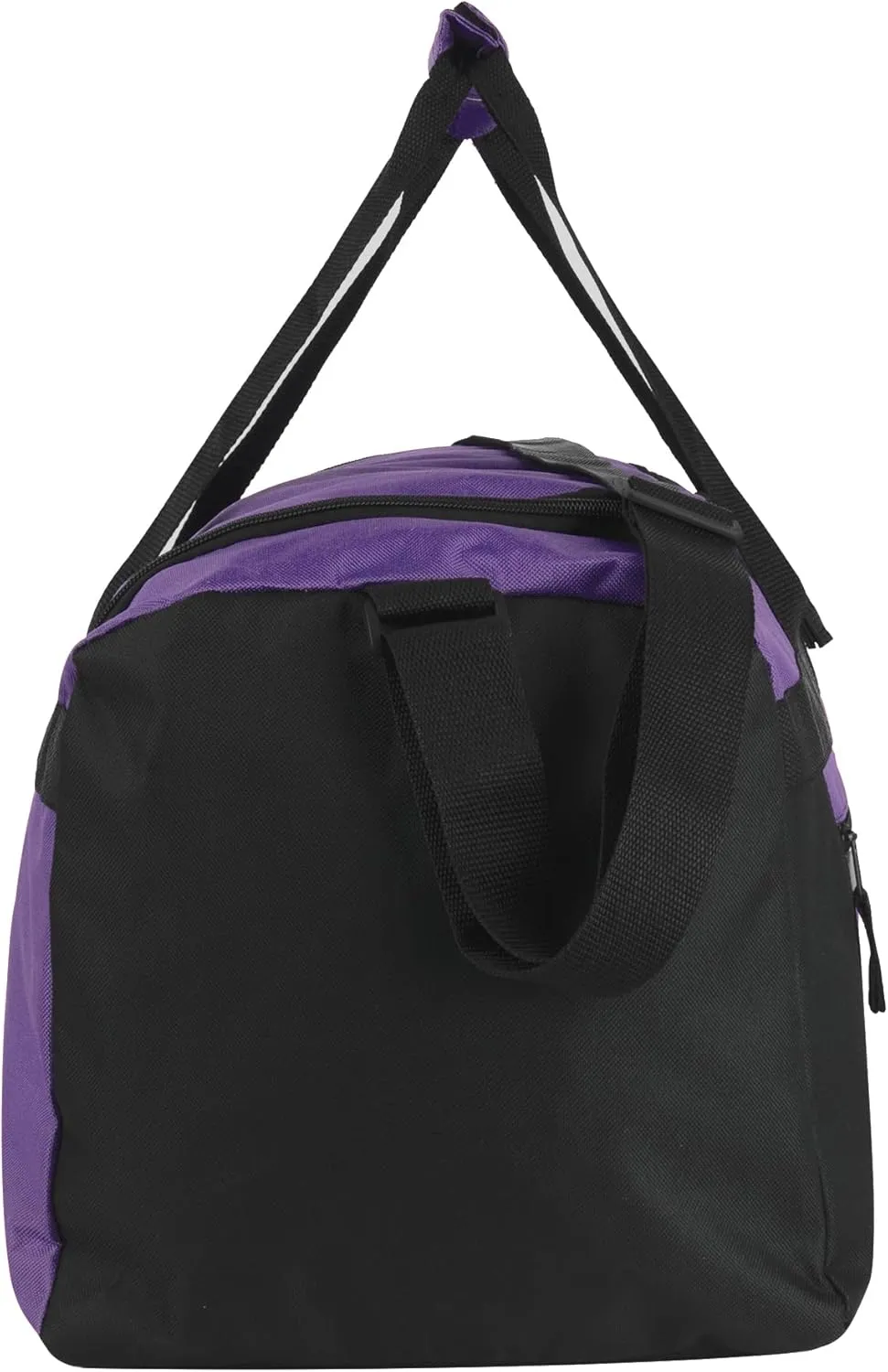 24 Pack Reflective Duffle Bags Bulk for Homeless Adults, Gym, Foster Kids Bulk Duffel Bags Wholesale (Purple Pack)