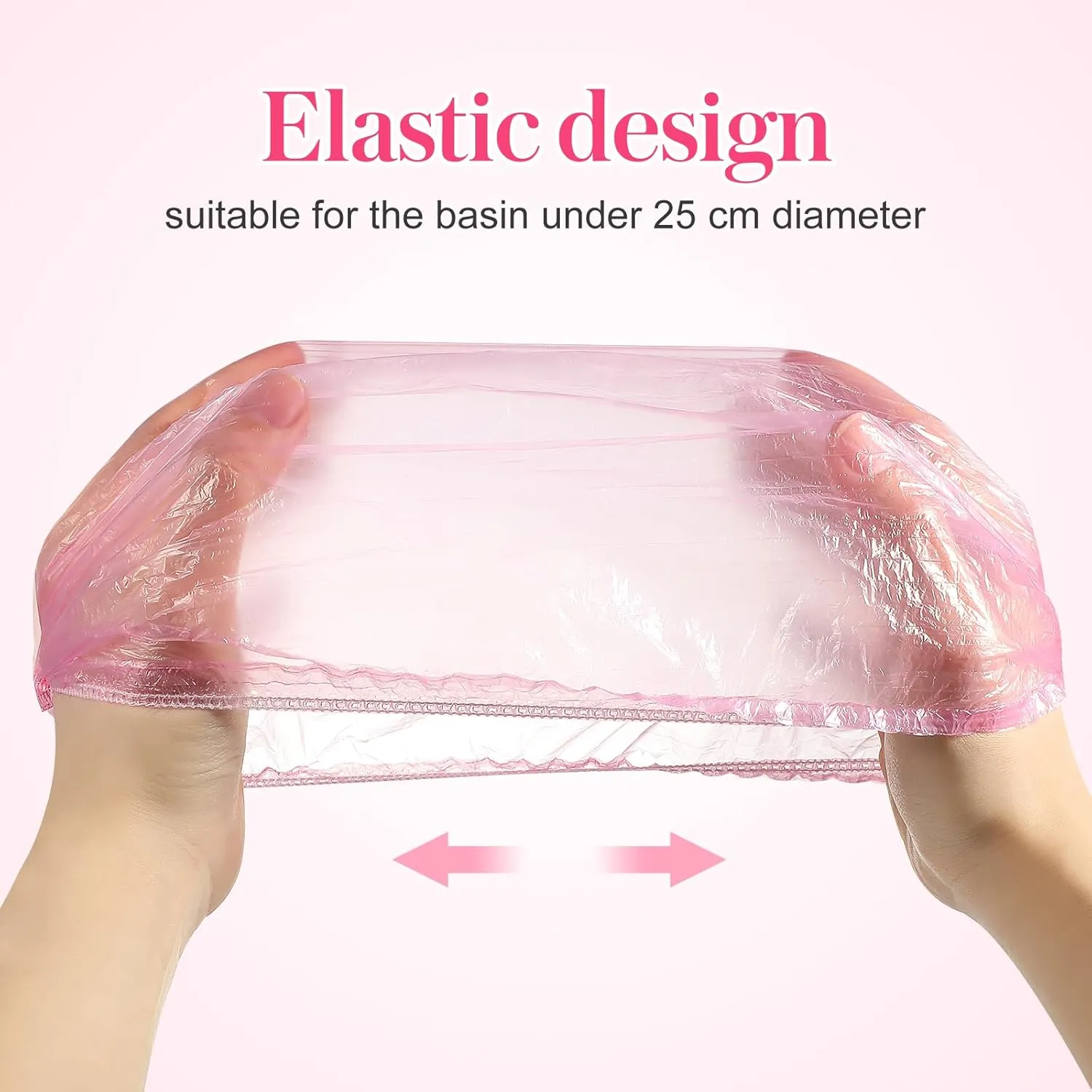 300pcs SPA Disposable Liners for Washbasin Bag Salon Bowl Liner Soaking Products, Elastic Mouth Pedicure SPA Bags for Facial Mask Spa Skin Care for 400mm Diameter Bowls