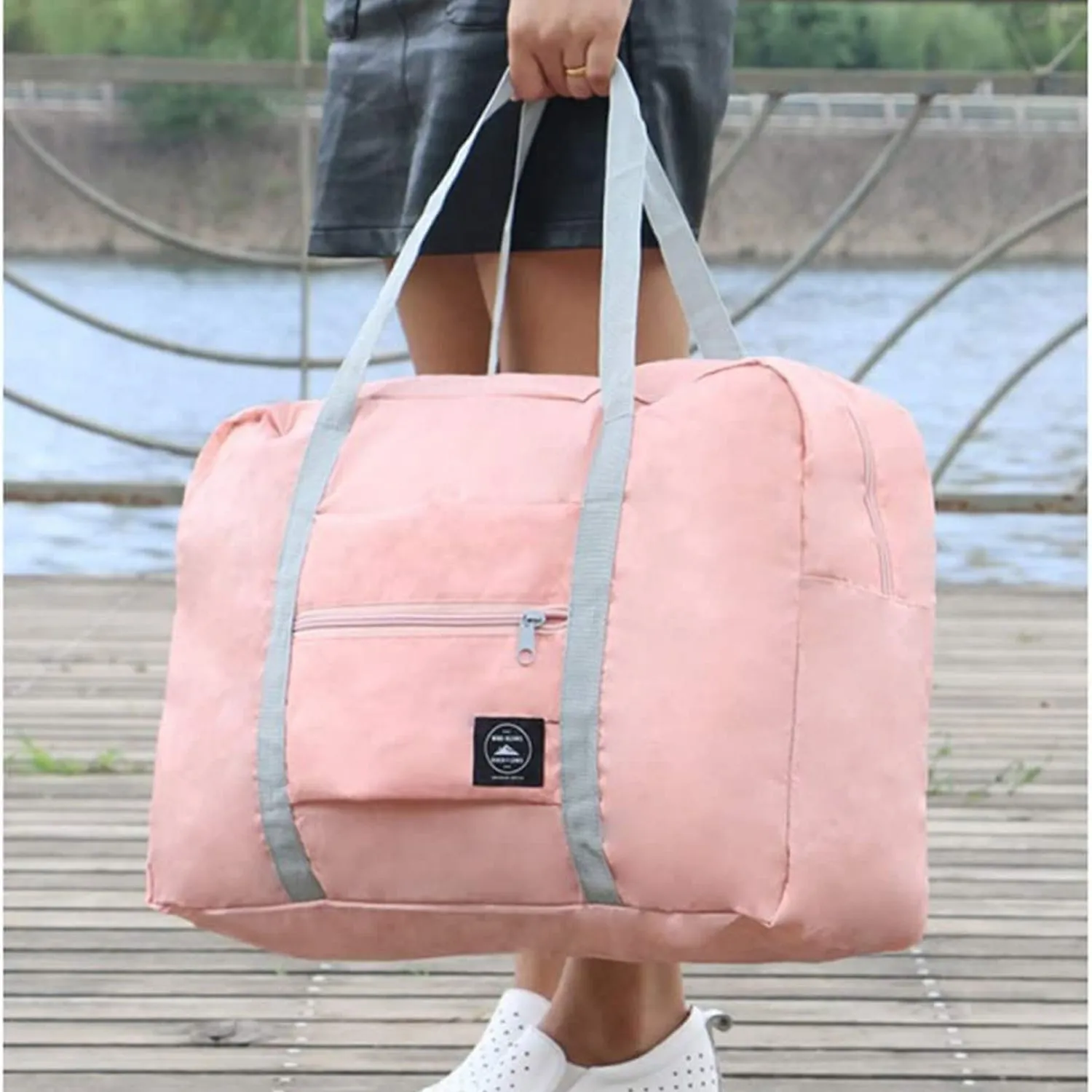 3847 Foldable Lightweight Nylon Waterproof Travel Bag