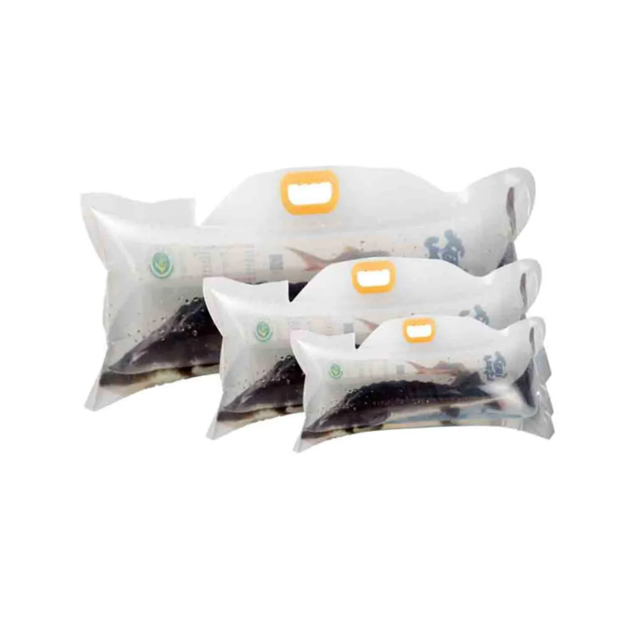 4pcs Seafood Bag Fish Oxygen Bags Clear Fish Bags Fish Carry Bags Sealable Bags for Packaging Packing Bags Live Fish Bags Fish Carry-Out Bags Packing Pouch Tote Bag Bagged/1862