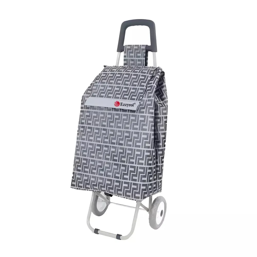50L Foldable Shopping Trolley with Free Extra Wheel