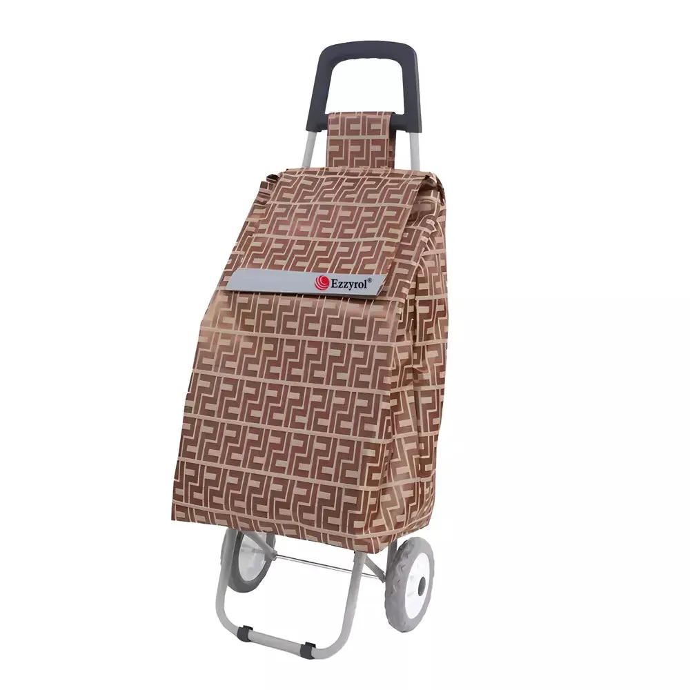 50L Foldable Shopping Trolley with Free Extra Wheel