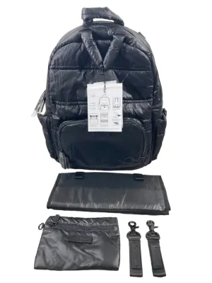 7 A.M. Enfant BK718 Diaper Bag Backpack, Black Polar