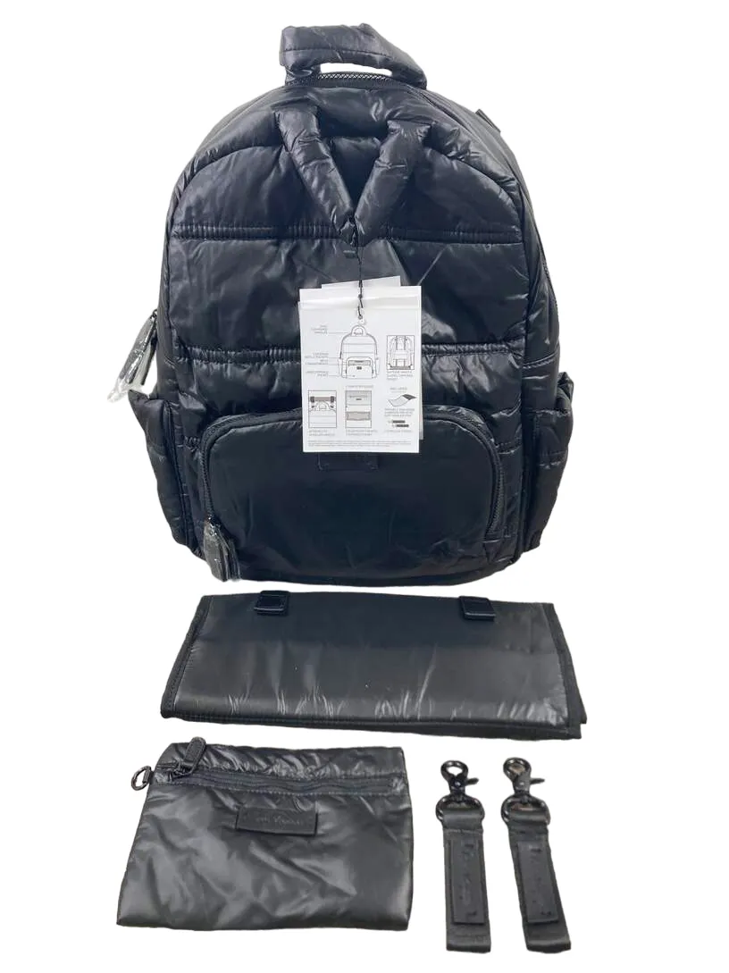 7 A.M. Enfant BK718 Diaper Bag Backpack, Black Polar