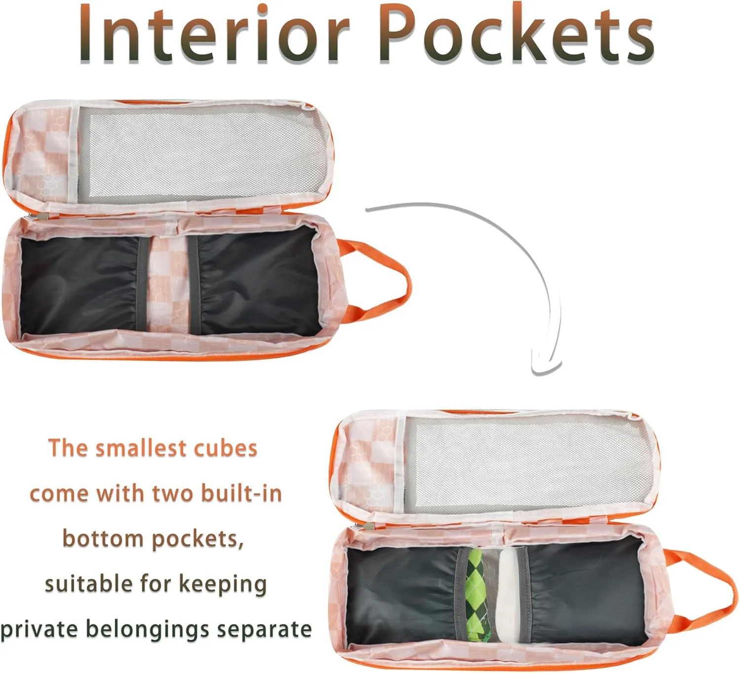 7 Pcs Compression Packing Cubes for Travel Luggage, Lightweight Suitcase Organizer Bags Set, Compression Packaging Cube for Travel Essentials, Packing Cubes for Carry on Suitcase