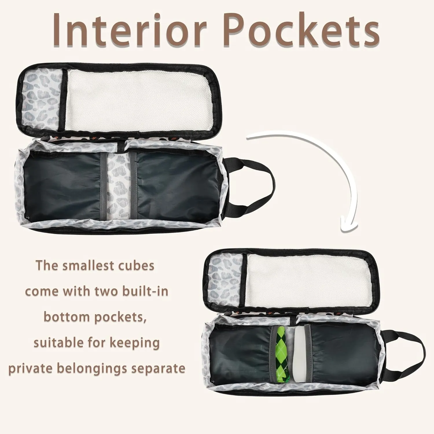 7 Pcs Compression Packing Cubes for Travel Luggage, Lightweight Suitcase Organizer Bags Set, Compression Packaging Cube for Travel Essentials, Packing Cubes for Carry on Suitcase