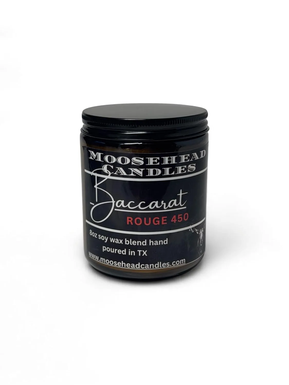 8oz Moosehead Candle – Luxury Scent Inspired by Baccarat – Hand-Poured Soy Candle for Home or Office