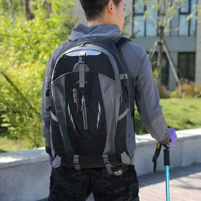 A Large-capacity Men And Women Universal Outdoor Travel Backpack Waterproof Hiking Lightweight Duffel Bag