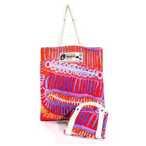 Aboriginal Art Foldable Shopping Bag