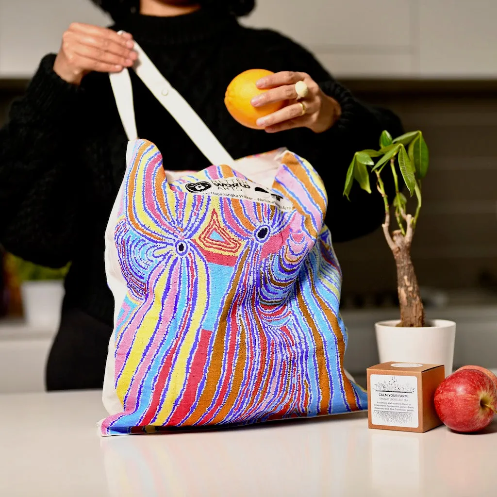 Aboriginal Art Foldable Shopping Bag