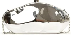 Acrylic Clutch for Women Evening HandBag Metallic Lipstick Bag for Wedding Party Prom Cocktail
