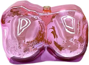 Acrylic Clutch Purse for Women Fashion Metallic Acrylic Evening Bag Unique Evening Handbag for Wedding Party Prom