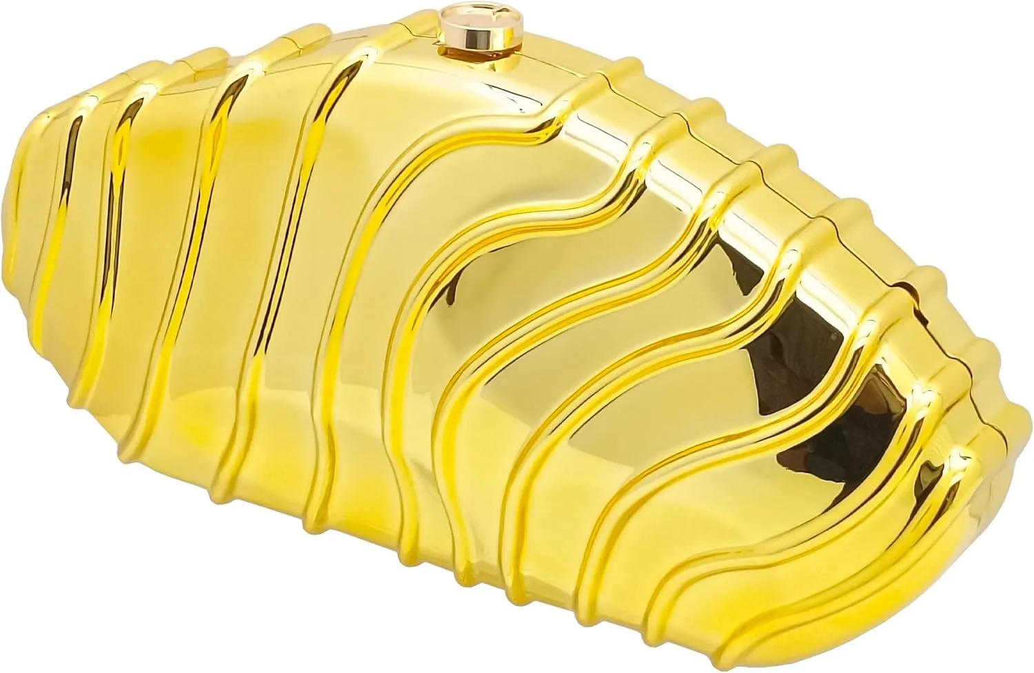 Acrylic Clutch Purse for Women Irregular Shell Evening Handbag for wedding party