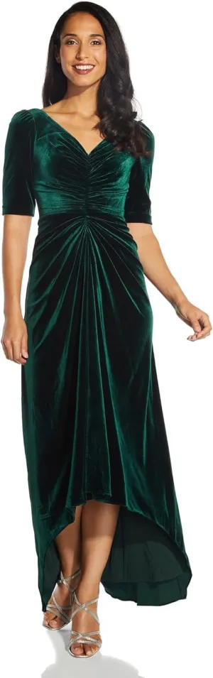 Adrianna Papell Women's Covered Velvet Gown