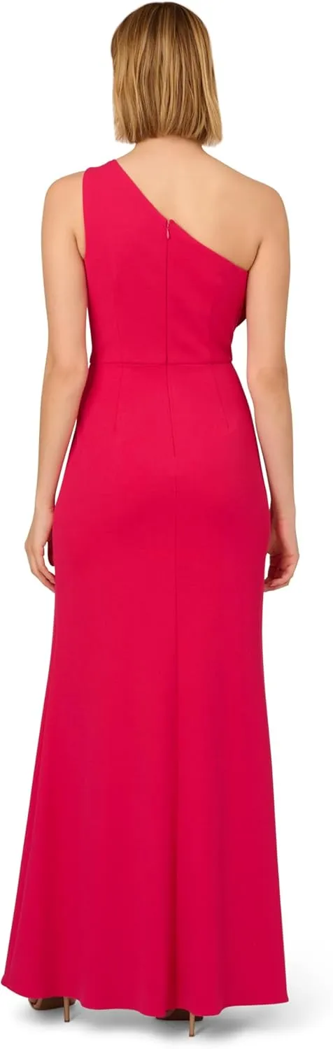 Adrianna Papell Women's One Shoulder Mermaid Gown