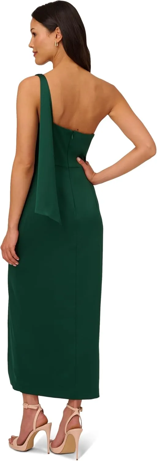 Adrianna Papell Women's Satin Crepe Dress