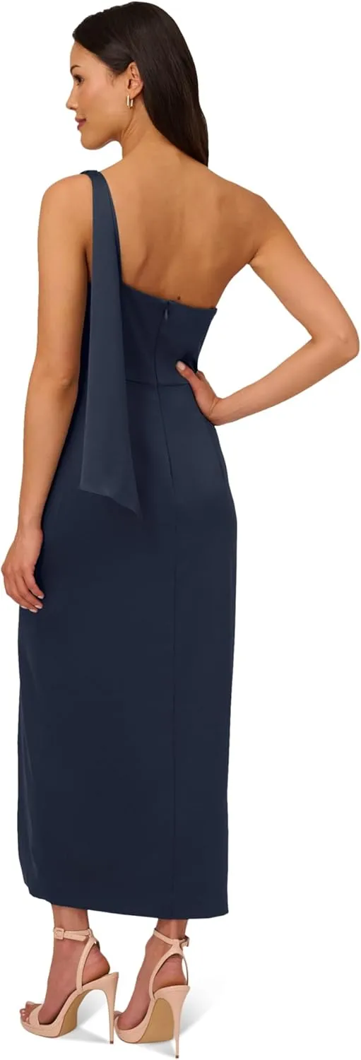 Adrianna Papell Women's Satin Crepe Dress
