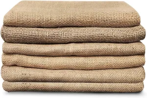 Agfabric Large Burlap Potato Sack Race Bags, 24"x40" Durable Sack Race Bags Outdoor Lawn Games for Kids & Childrens, BBQ, Picnic, Block Party, Family Reunion, Easter, Birthday, Halloween - Set of 4