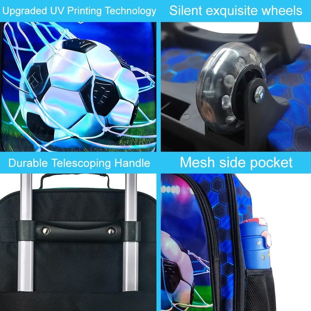 AGSDON Kids Luggage for Boys Girls, Cute Rolling Wheels Suitcase for Children Toddler