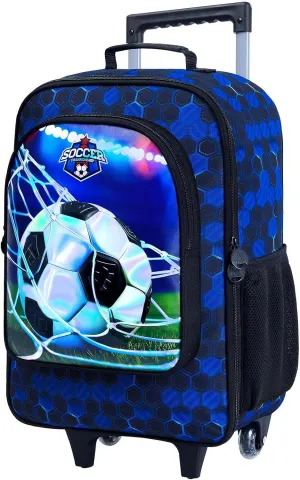 AGSDON Kids Luggage for Boys Girls, Cute Rolling Wheels Suitcase for Children Toddler