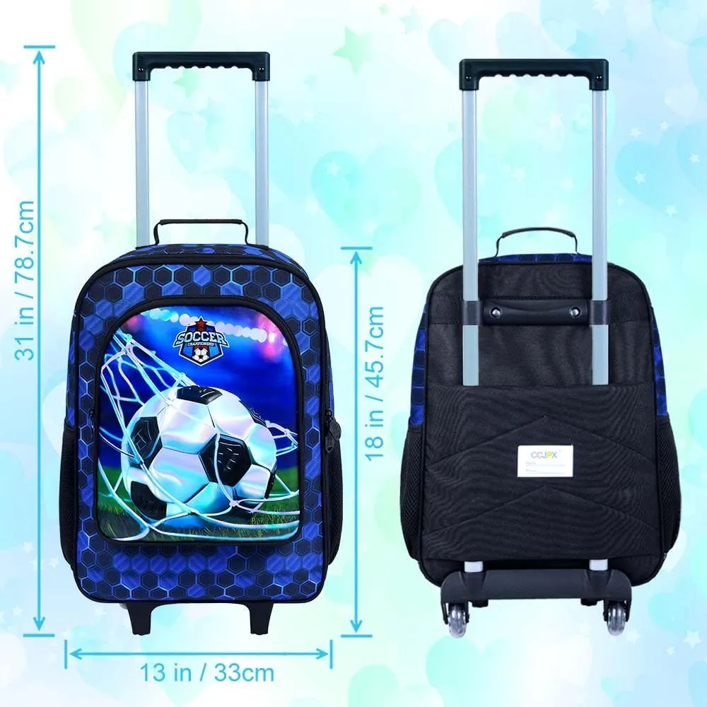 AGSDON Kids Luggage for Boys Girls, Cute Rolling Wheels Suitcase for Children Toddler
