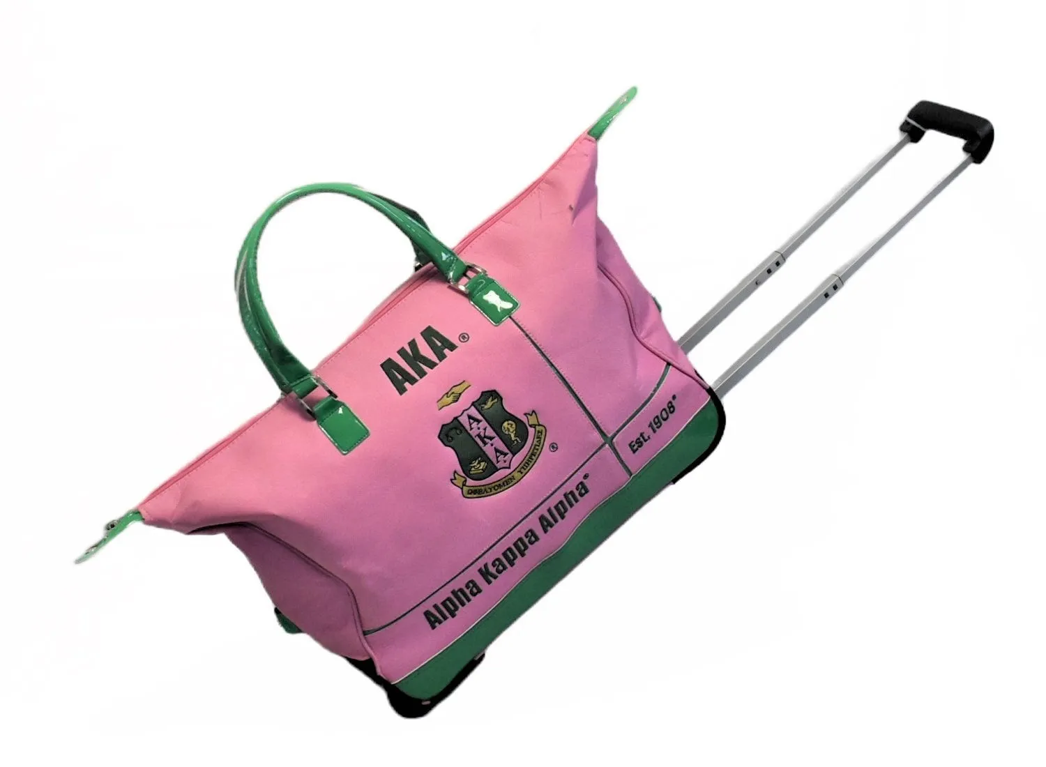 AKA Pink ROLLING  DUFFLE BAG