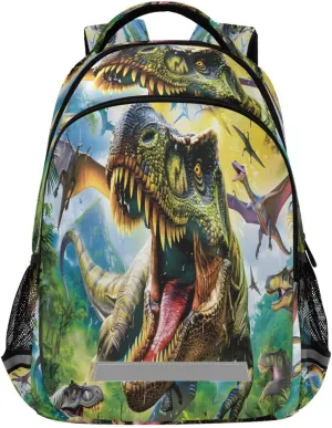ALAZA A Fiercely Dinosaurs Backpacks Travel Laptop Daypack School Book Bag for Men Women Teens Kids