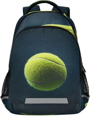 ALAZA Dark Background Tennis Ball Backpacks Travel Laptop Daypack School Book Bag for Men Women Teens Kids