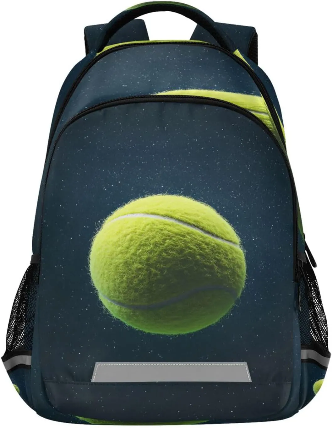 ALAZA Dark Background Tennis Ball Backpacks Travel Laptop Daypack School Book Bag for Men Women Teens Kids
