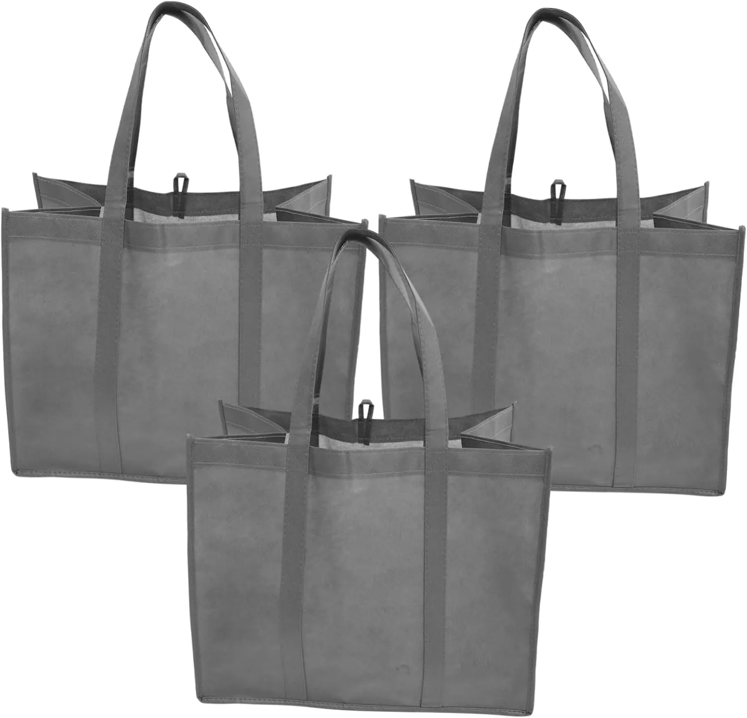 Alipis Unique Handbag Set Reusable Shopping Bags Large Tote Bags for Groceries Non-woven 3pcs Set
