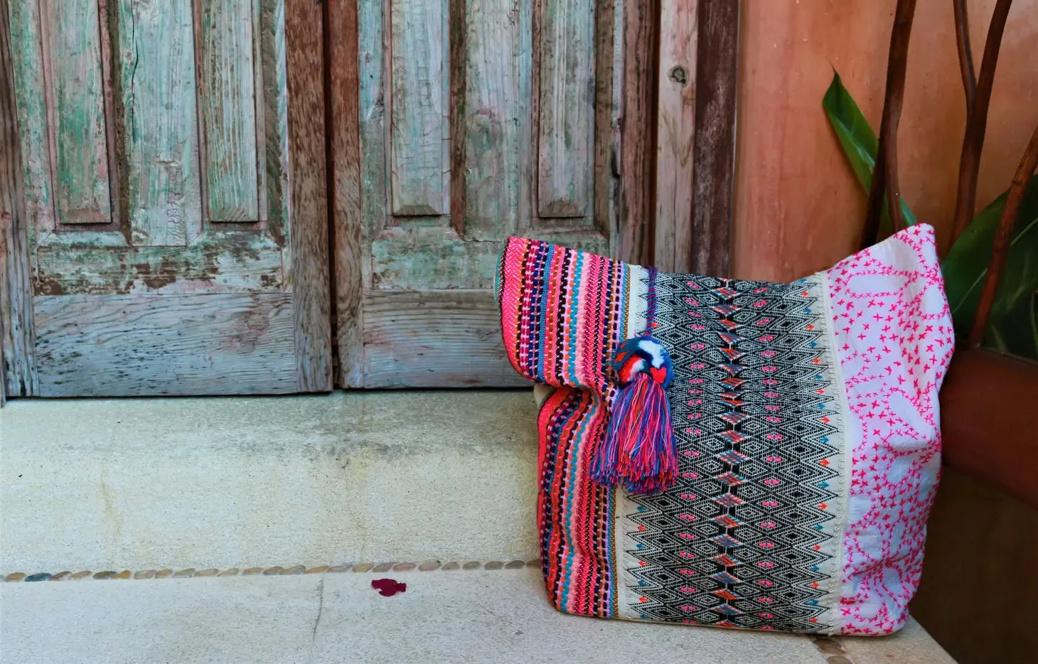 All About Pink Tote with Tassel