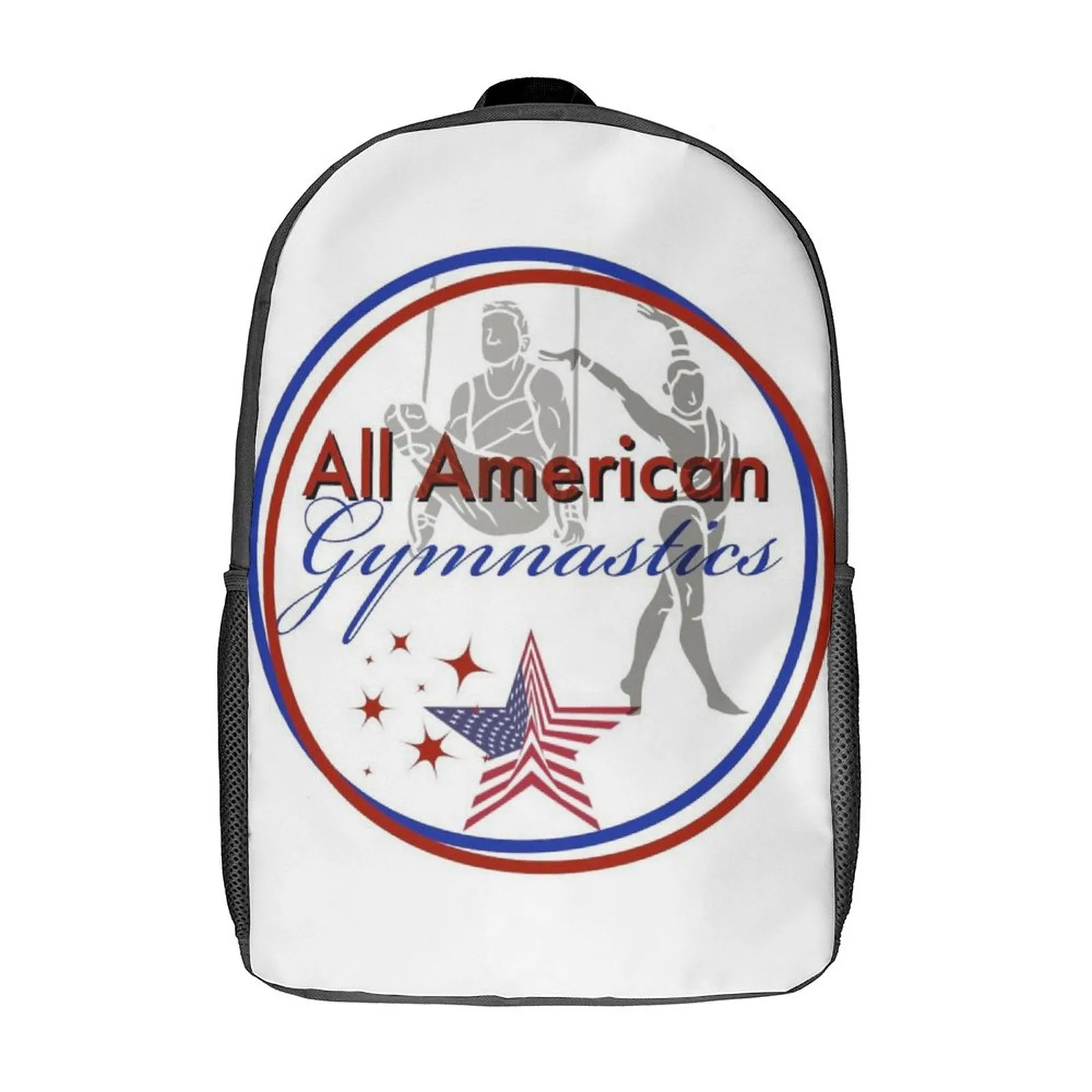 All American Gymnastics - 17 inch Black Schoolbag
