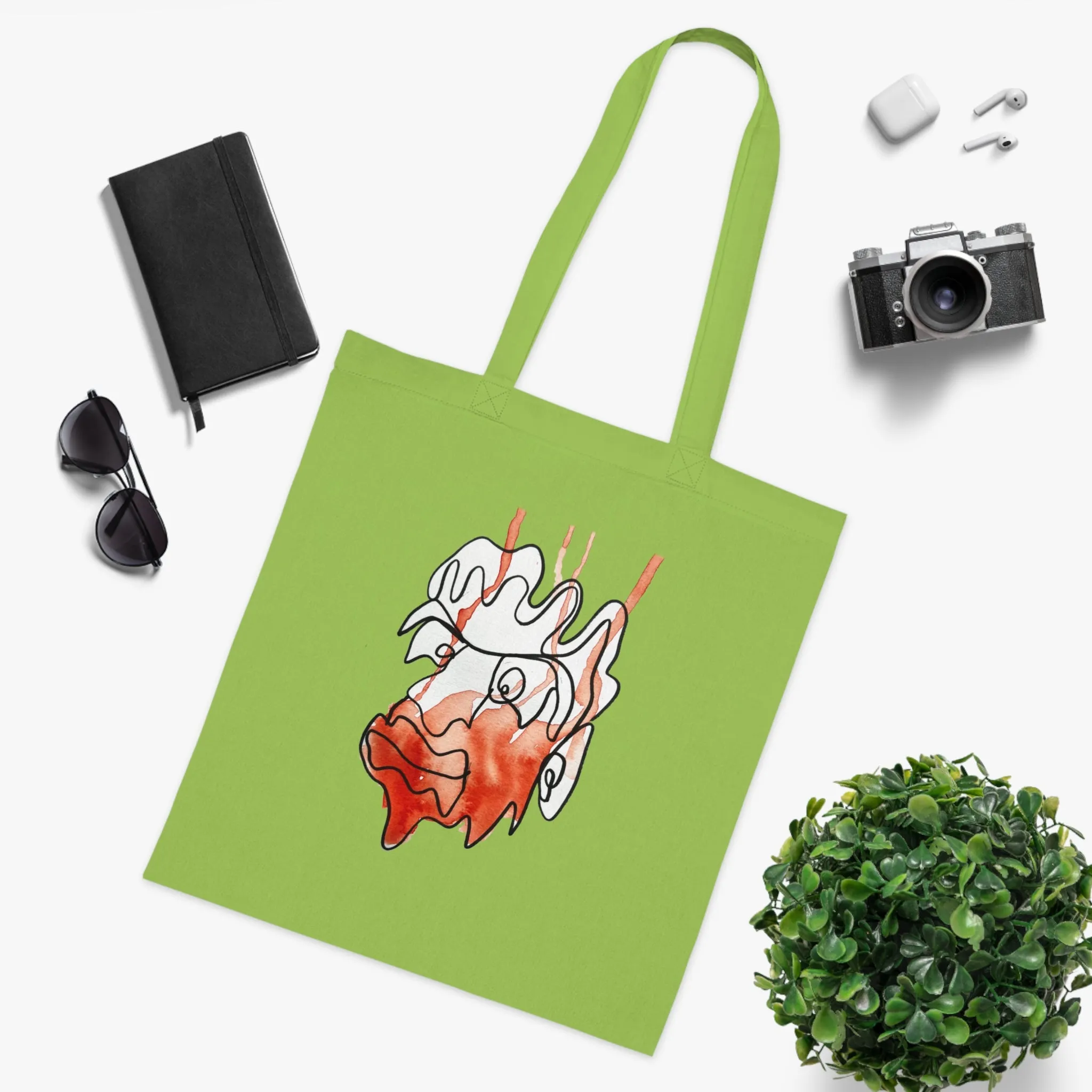 Amazed - Versatile 100% Cotton Tote: Vibrant Colors, Light & Practical