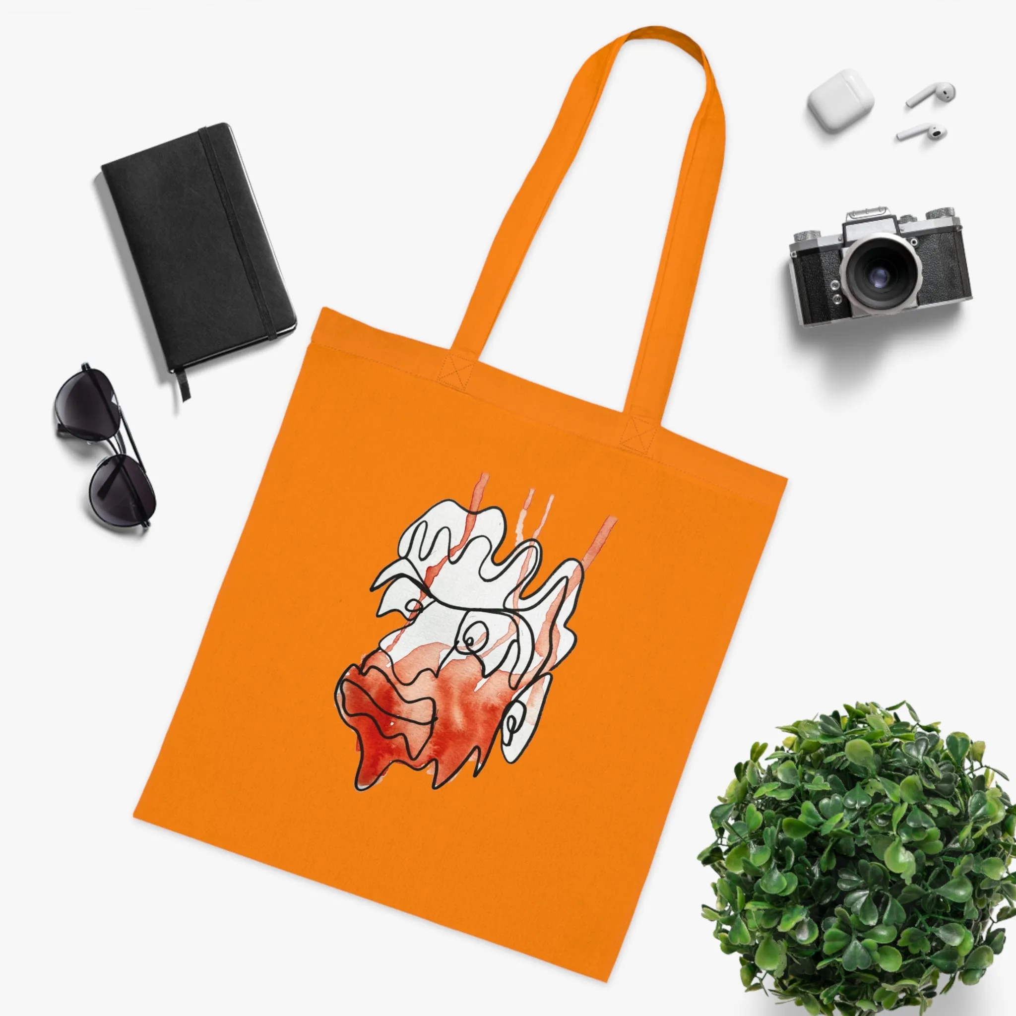 Amazed - Versatile 100% Cotton Tote: Vibrant Colors, Light & Practical