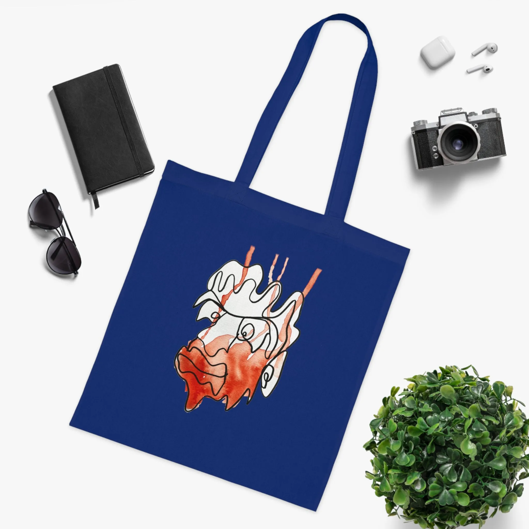 Amazed - Versatile 100% Cotton Tote: Vibrant Colors, Light & Practical