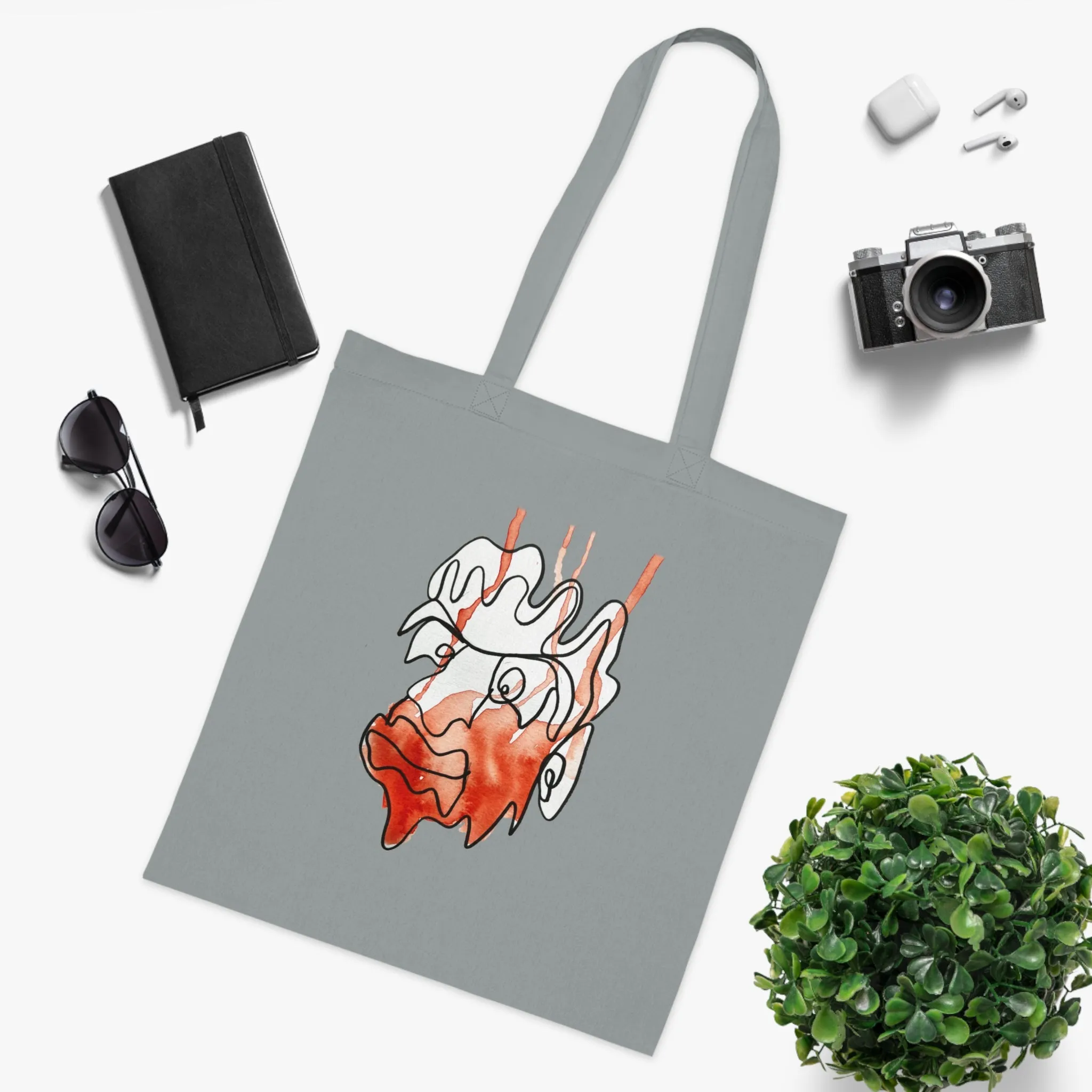 Amazed - Versatile 100% Cotton Tote: Vibrant Colors, Light & Practical