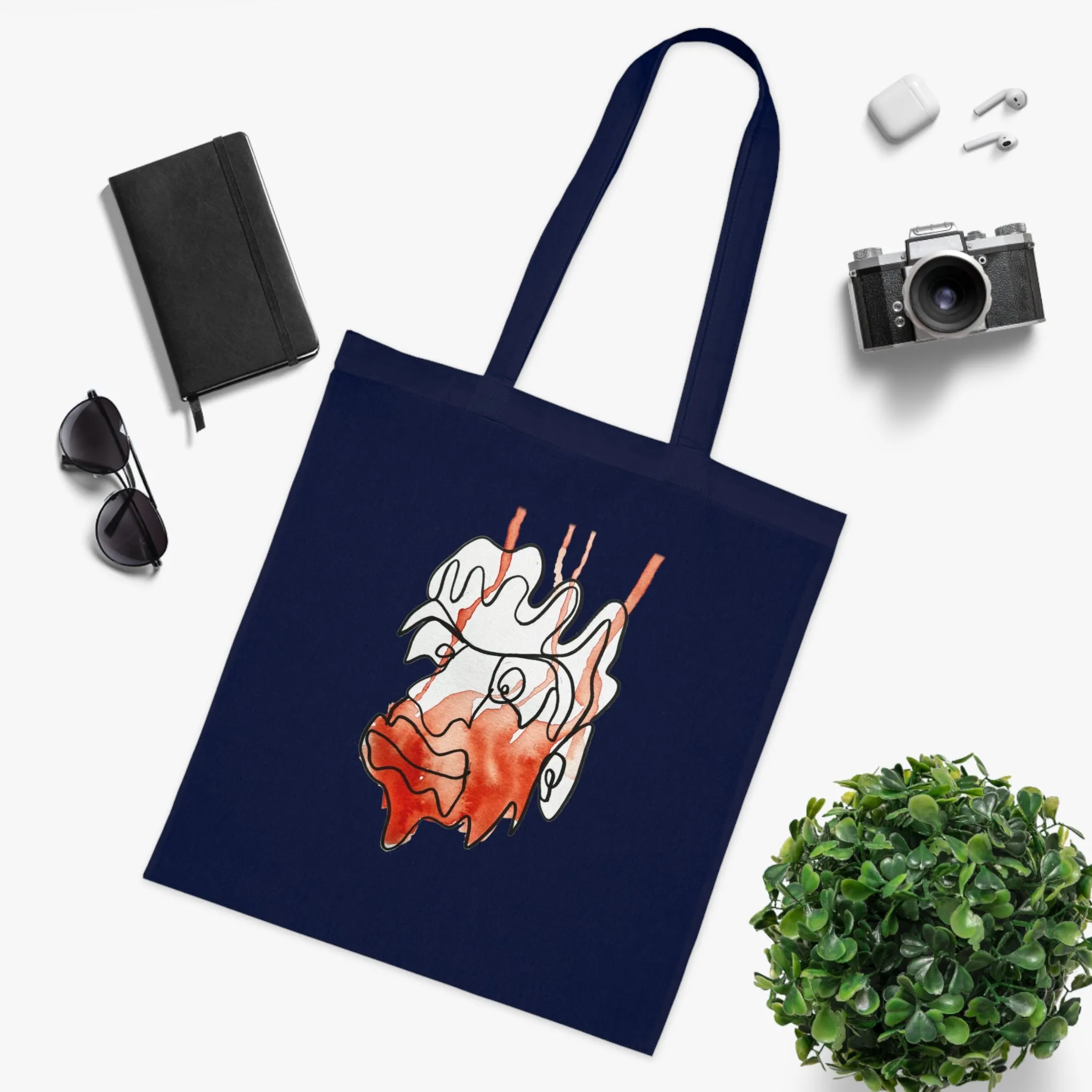 Amazed - Versatile 100% Cotton Tote: Vibrant Colors, Light & Practical