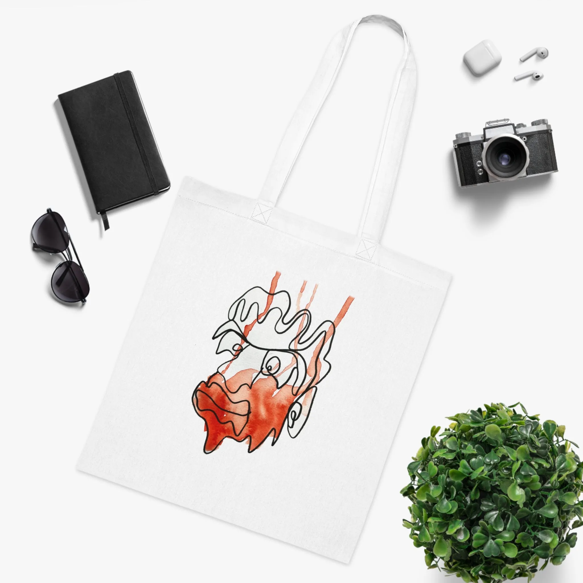 Amazed - Versatile 100% Cotton Tote: Vibrant Colors, Light & Practical