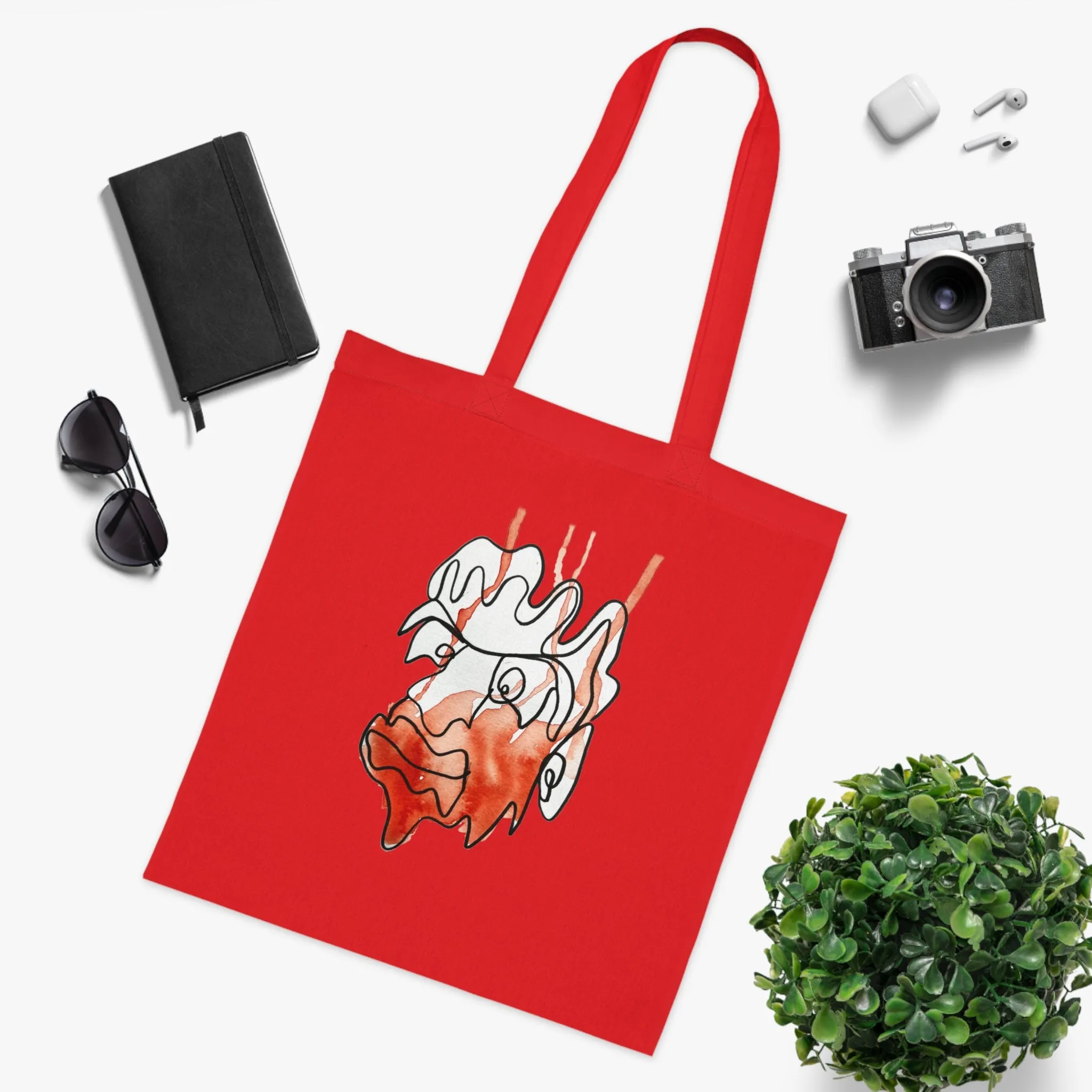 Amazed - Versatile 100% Cotton Tote: Vibrant Colors, Light & Practical