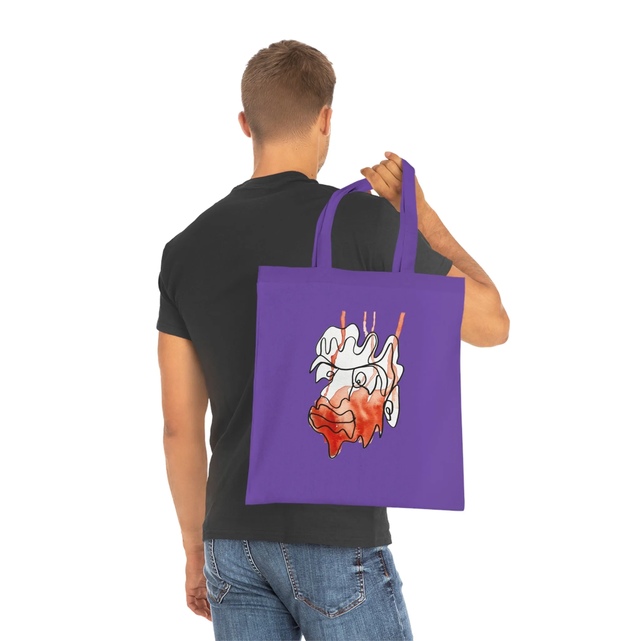 Amazed - Versatile 100% Cotton Tote: Vibrant Colors, Light & Practical