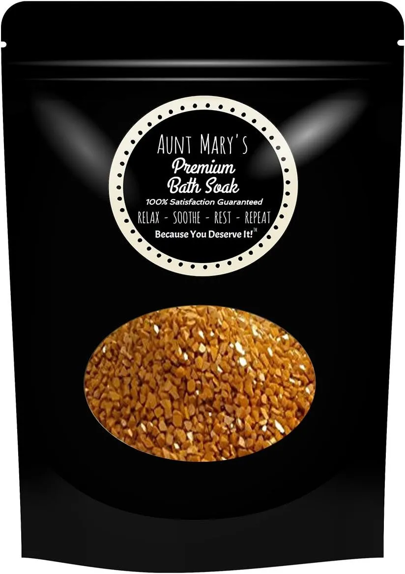 Amber Bath Salts - Luxury Roast Beef Sandwich Bath Soak - Funny Spa Gifts for Men & Women - Sea Salts - Au Jus French Dip