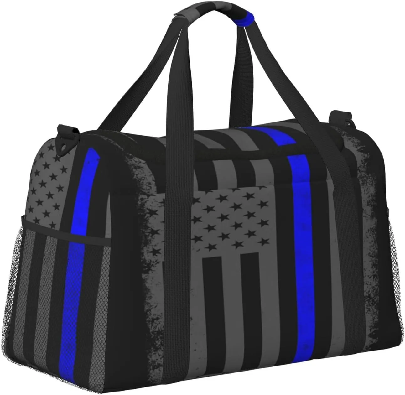 American Flag Travel Duffel Bag Large Foldable Waterproof Overnight Bag For Beach Swim Bags Pool Sports Gym